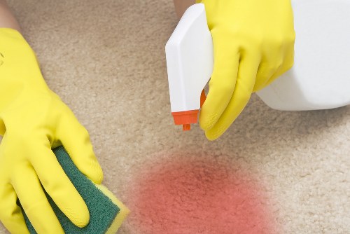Commercial carpet cleaning for a Hampstead office reception area