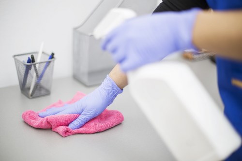 Guest-ready bathroom cleaning in a Hampstead short-let property