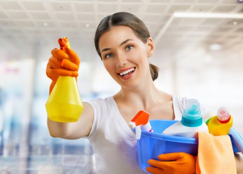A local cleaning team handling a period home in Hampstead with care