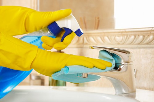 Cleaning a professional office interior near Hampstead